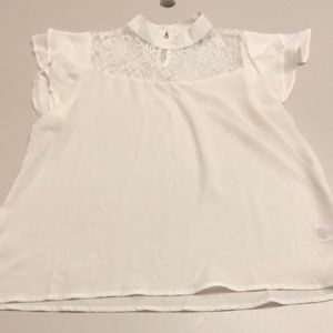 Adorable sheer and lace blouse💋💋💋